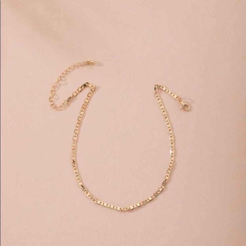 Dainty Gold Plated Chain Necklace